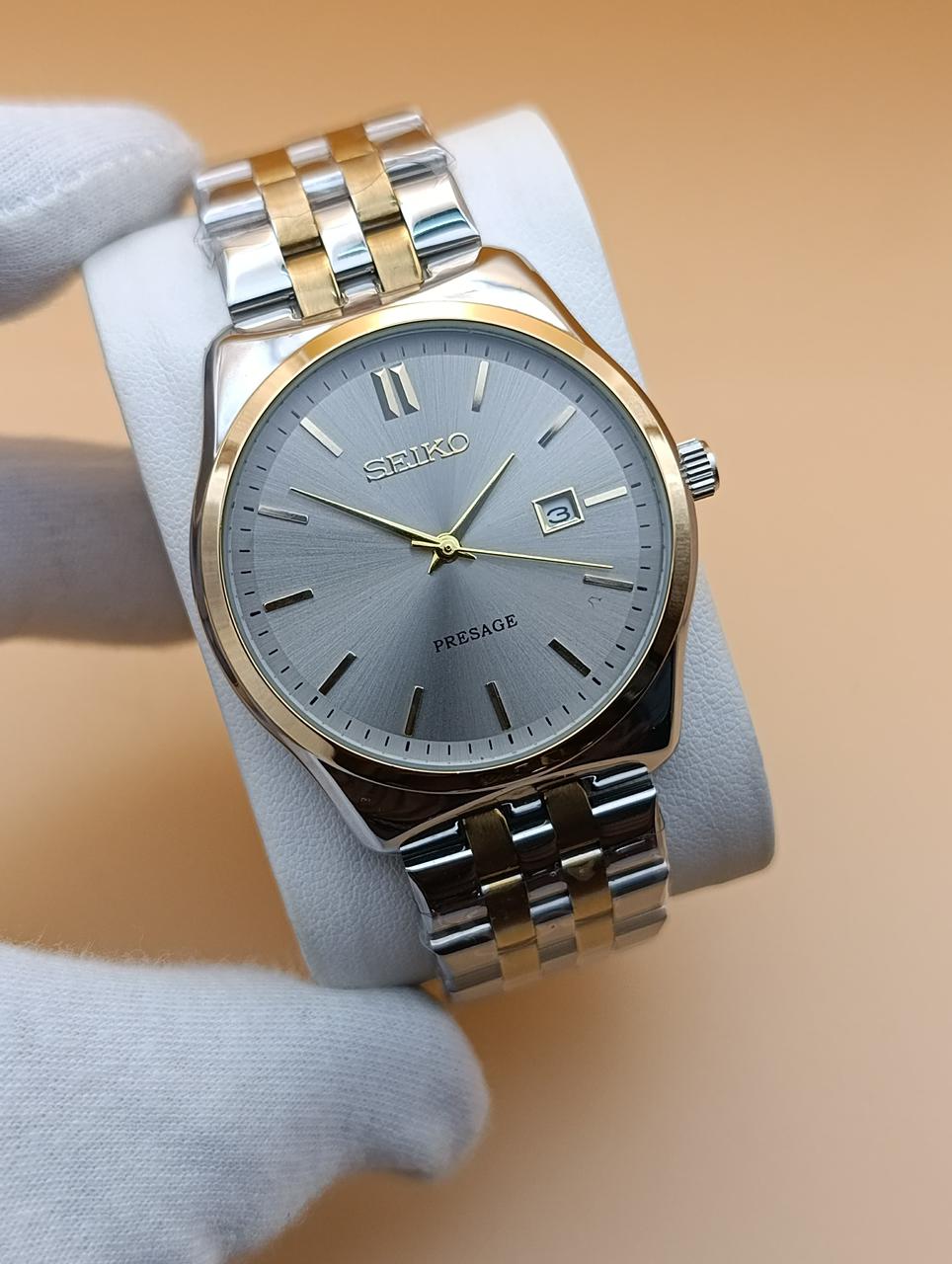 Seiko Presage Blue Dial watch