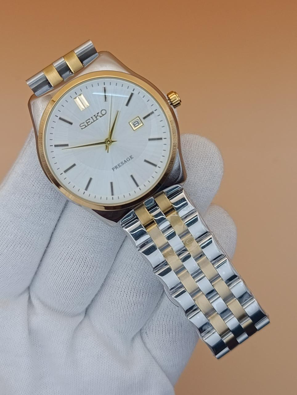 Seiko Presage Blue Dial watch