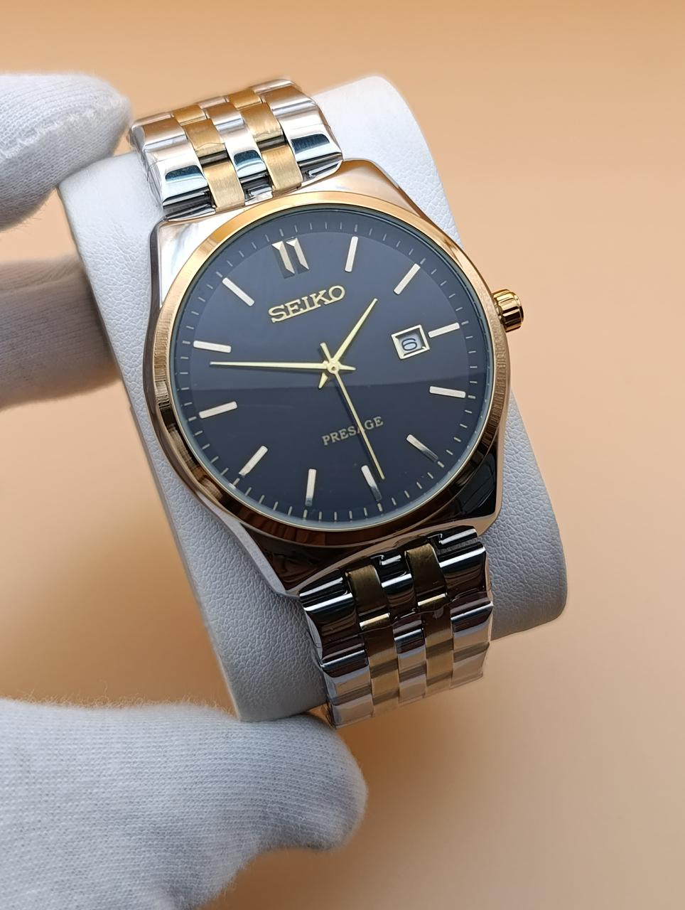 Seiko Presage Blue Dial watch