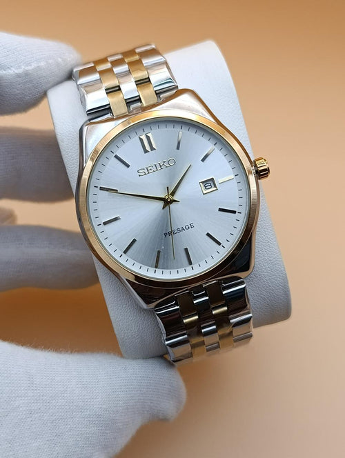 Seiko Presage Blue Dial watch