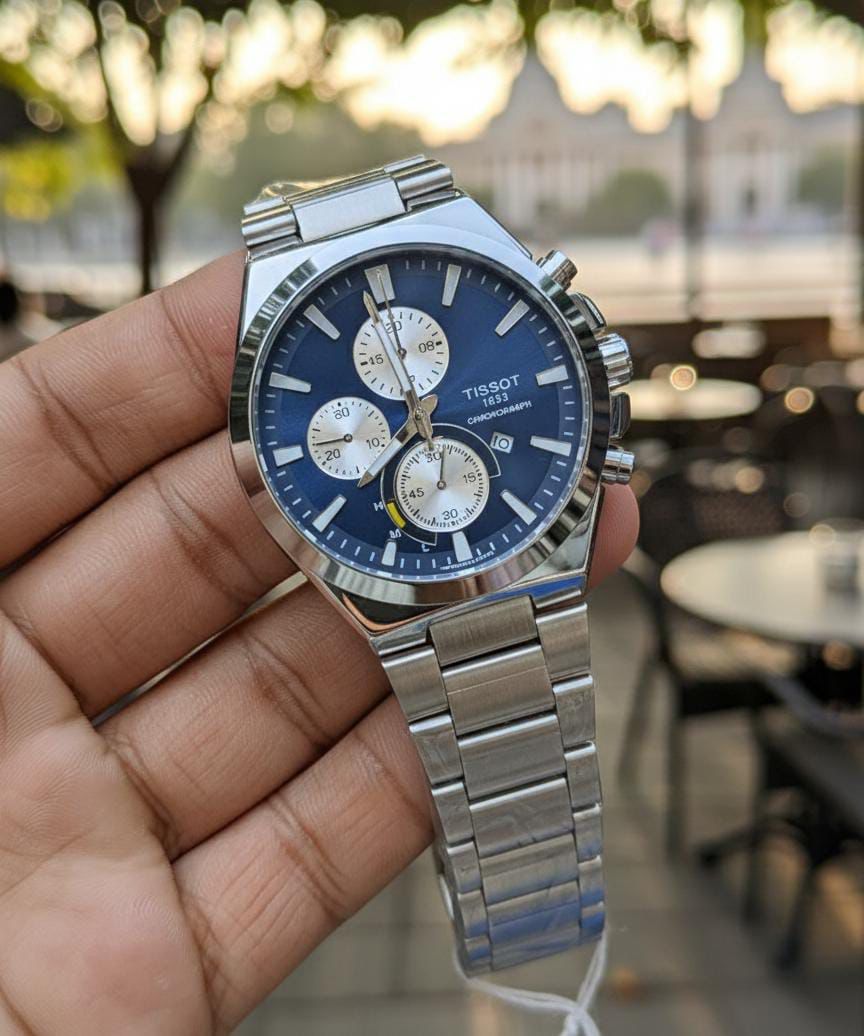 Tissot 1853 Stainless Steel Chronograph Watch – Silver Dial