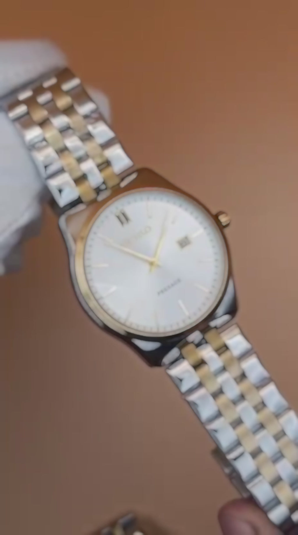 Seiko Presage Blue Dial watch