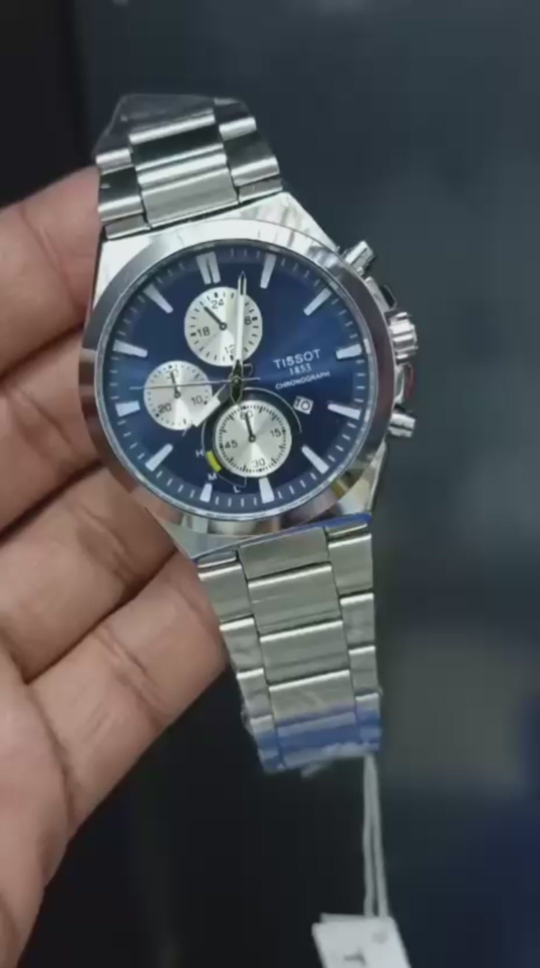 Tissot 1853 Stainless Steel Chronograph Watch – Silver Dial